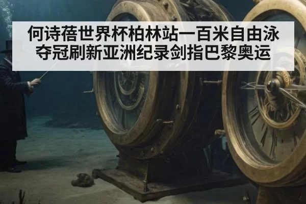 何诗蓓世界杯柏林站一百米自由泳夺冠刷新亚洲纪录剑指巴黎奥运